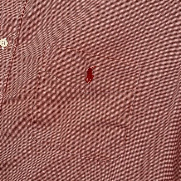 Ralph Lauren Golf Button Down Shirt Mens XL Red Tilden Plaid Preppy Casual - Picture 4 of 9